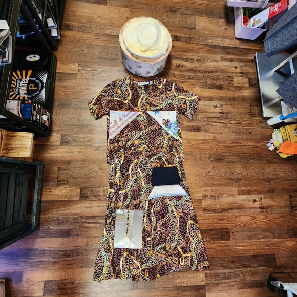 🌈Vintage 1980s Rainbow Heart Necklace 💝 - Picture 5 of 5